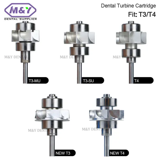 Pièce à main dentaire haute vitesse T2t3mini Racer T3t4, turbine à cartouche, roulement en céramique, rotor à air, accessoires dentaires compatibles avec Sirona