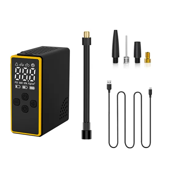 Mini pompe à air électrique rechargeable pour vélo, accessoire portable pour vélo, haute pression