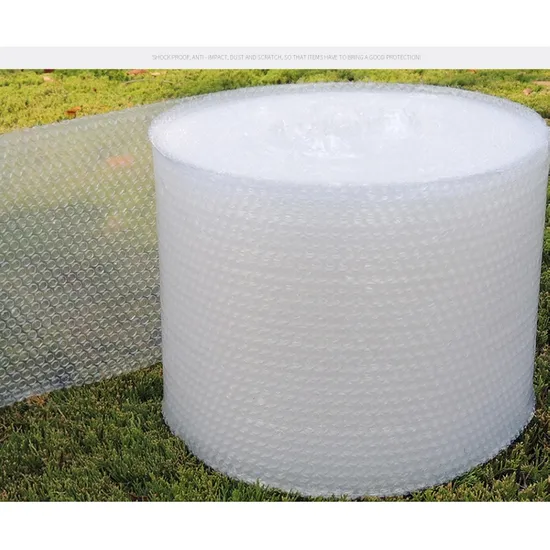 Film plastique à double bulle pour coussin d'air gonflable, vente en gros, pour emballage