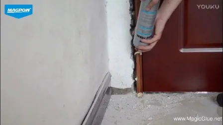 Spray de mousse de fixation à haut pouvoir de remplissage, mousse PU flexible pour le remplissage des espaces