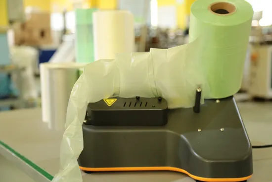 Machine de fabrication de coussins d'air pour sacs d'emballage gonflables, vitesse de 10 m/min