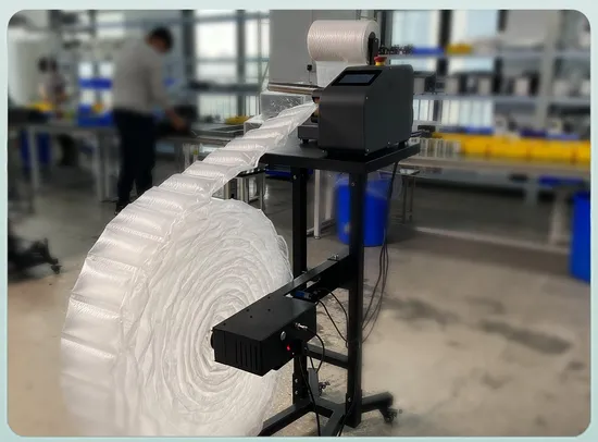 Machine d'emballage de coussins d'air gonflables à bulles, à faible coût d'entretien